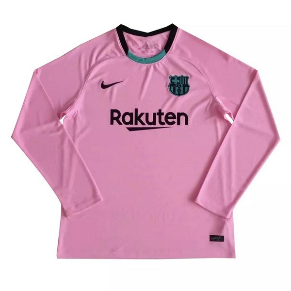 Tailandia Camiseta Barcelona Tercera ML 2020-2021 Rosa